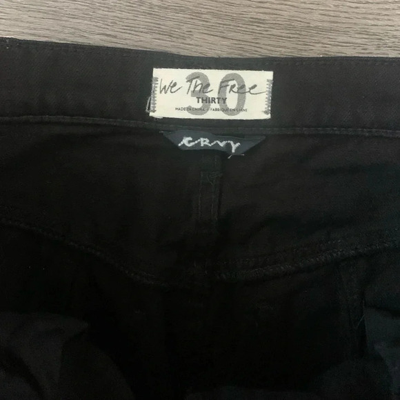 We The Free CRVY Straight Shooter Jean in Saturated Black - Size 30 - NWT - Picture 12 of 13